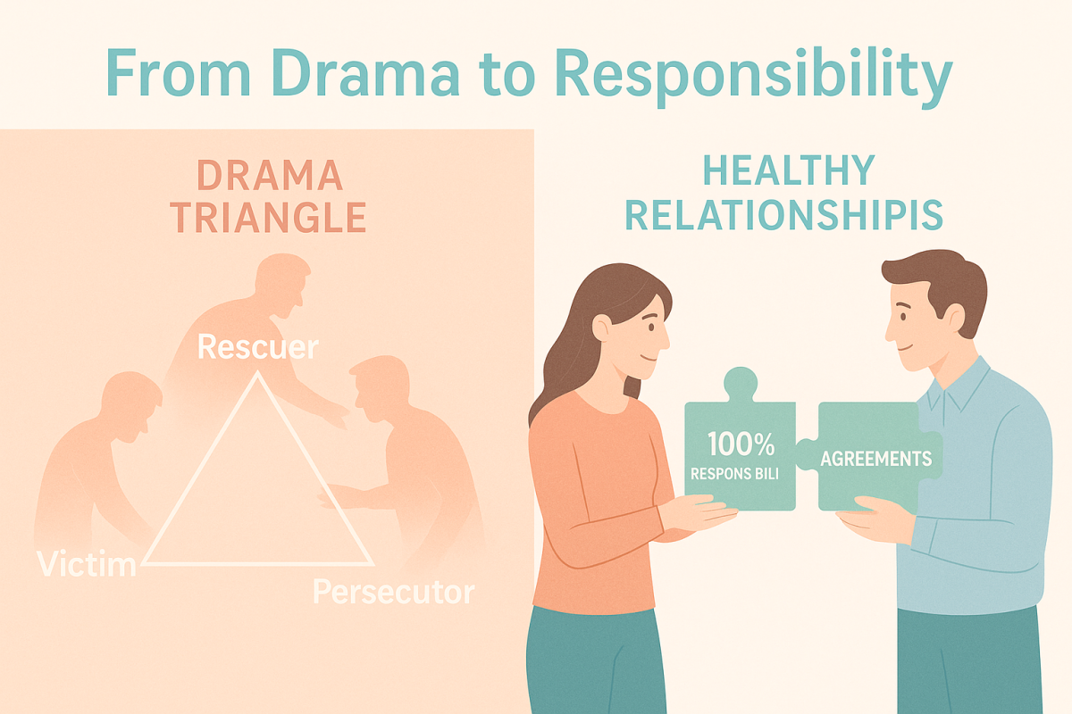 From Drama to Responsibility: Escaping the Drama Triangle and Building ...