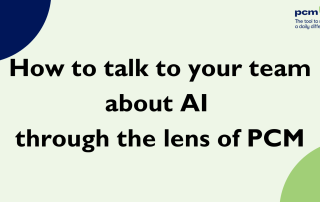 PCM personality types AI communication