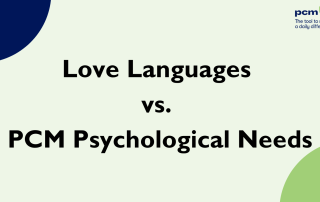 love languages vs PCM psychological needs